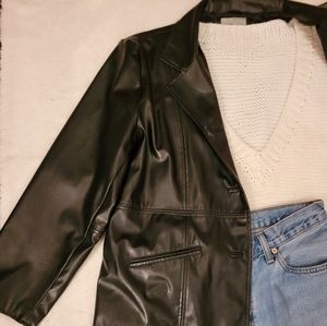 Vintage white sweater vest.